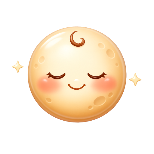 Luna, the sleeping moon
